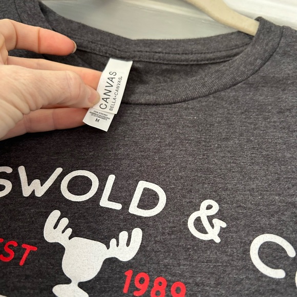 National Lampoon’s Christmas Vacation women’s M Canvas Bella Canvas Gray T-shirt - Picture 5 of 6